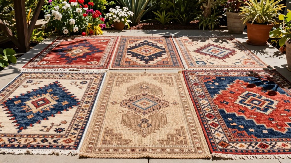 durable weather resistant outdoor rug
