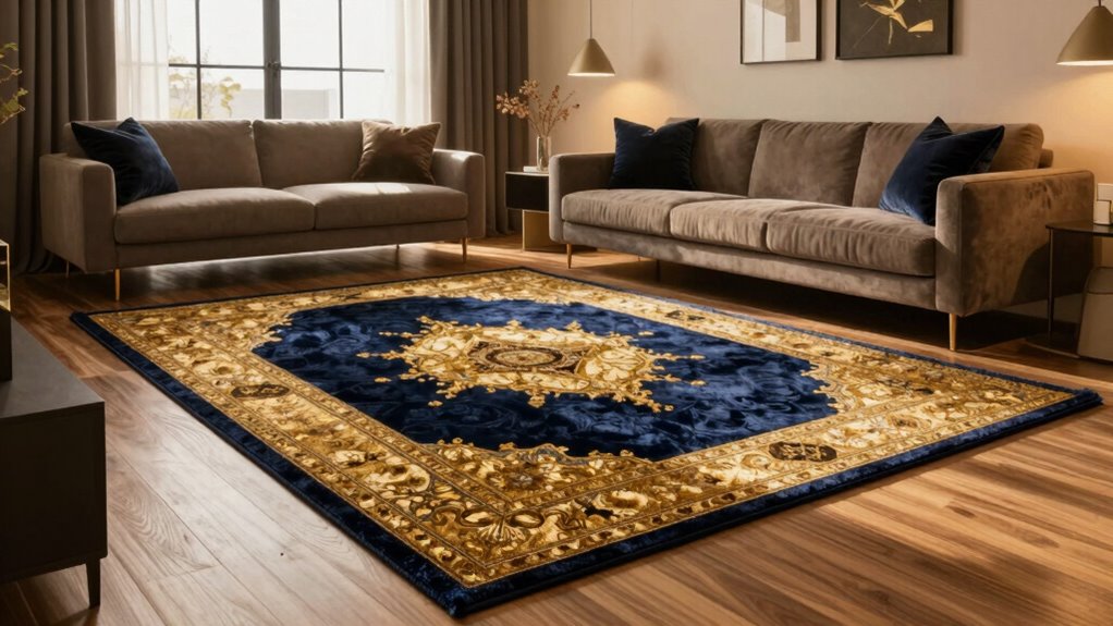 elevate room with rug