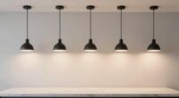 even pendant light spacing