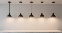 even pendant light spacing