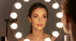 flattering vanity lighting arrangement