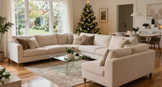 furniture arrangement for flow