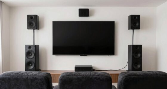 home theater speaker arrangement