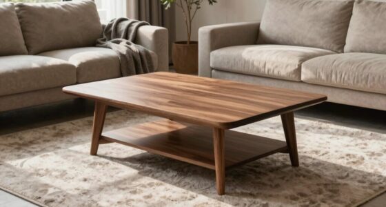 ideal coffee table height