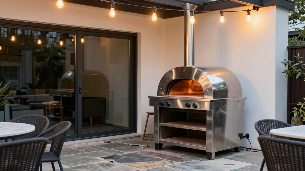incorrect patio pizza oven placement
