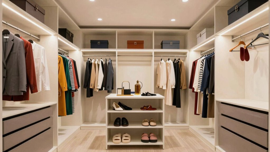 layered lighting creates functional