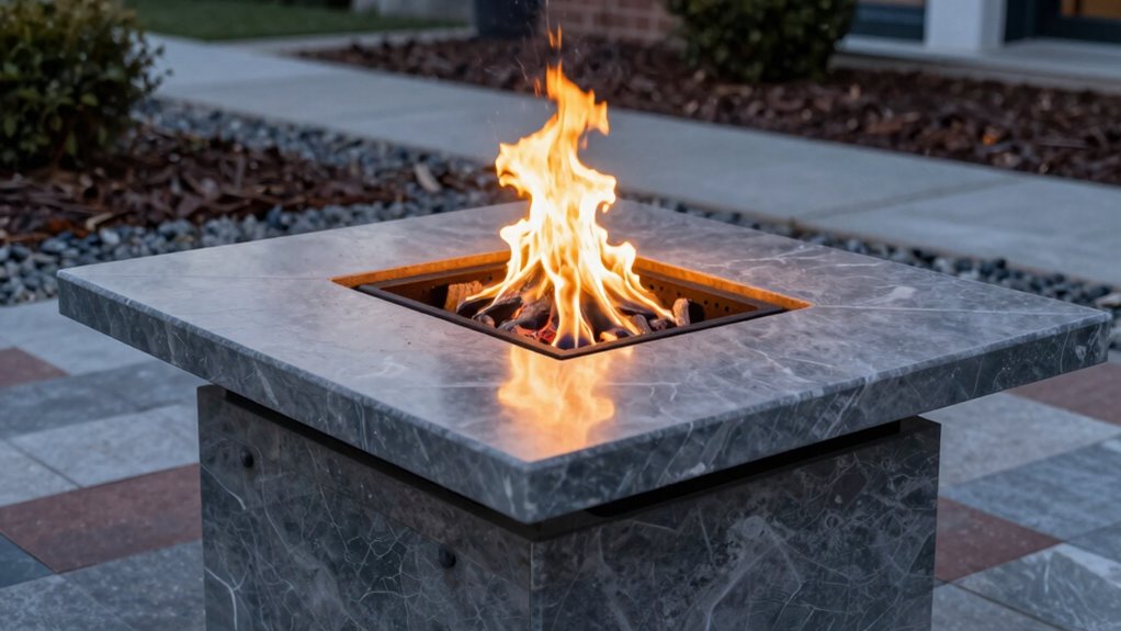 maintain safe fire pit distance