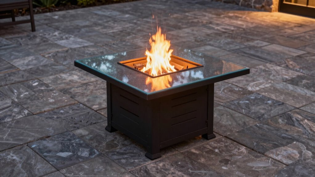 maintain safe fire pit distances