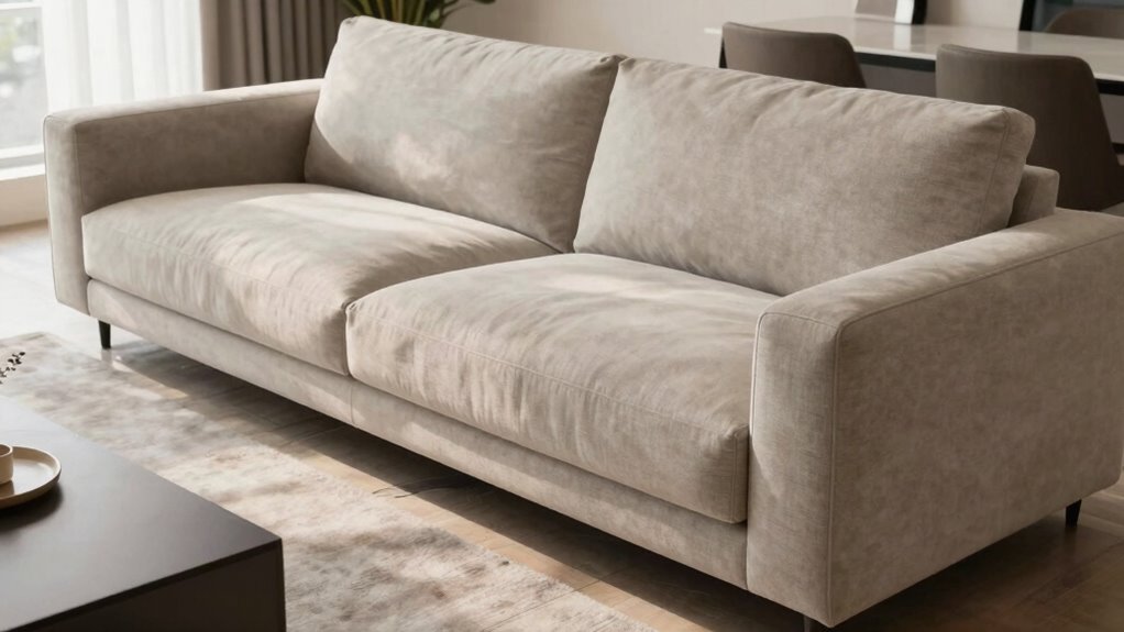measure sofa size precisely