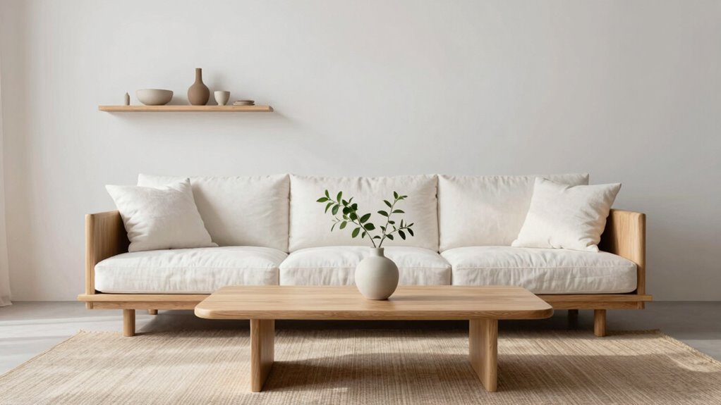 minimalist functional neutral palette