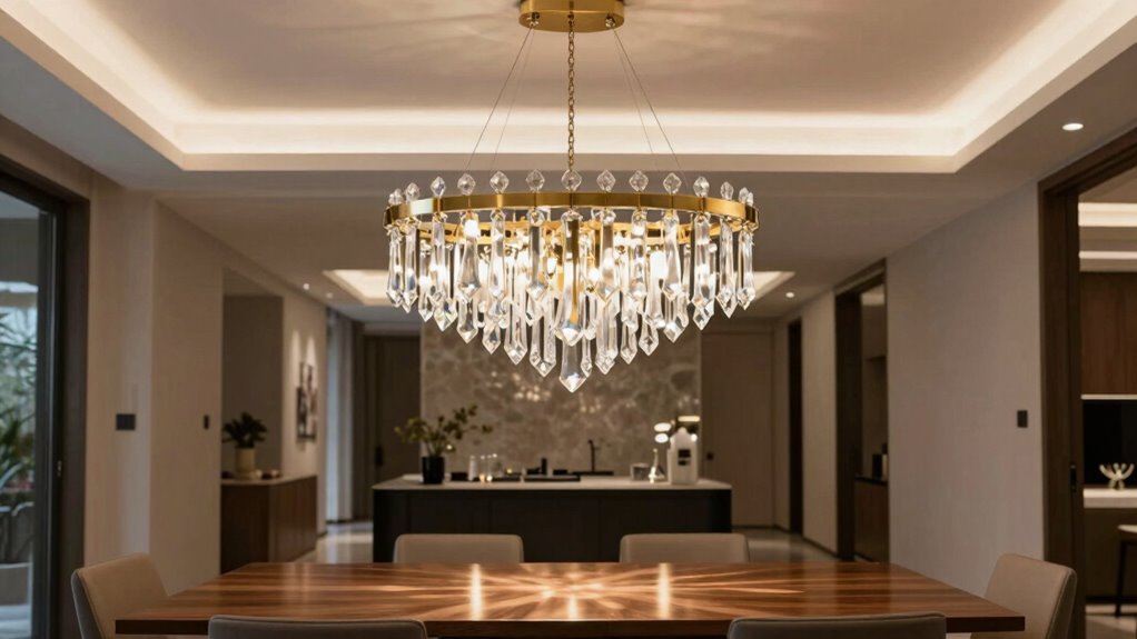 optimal chandelier height guidelines