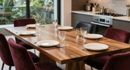 optimal dining table sizing