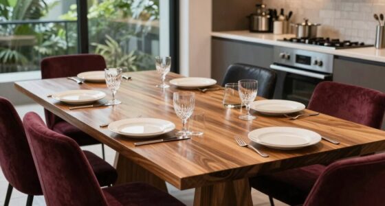 optimal dining table sizing