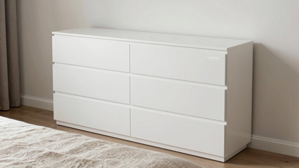 optimal dresser size and style