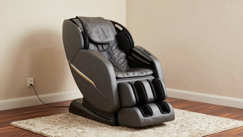 optimal massage chair placement