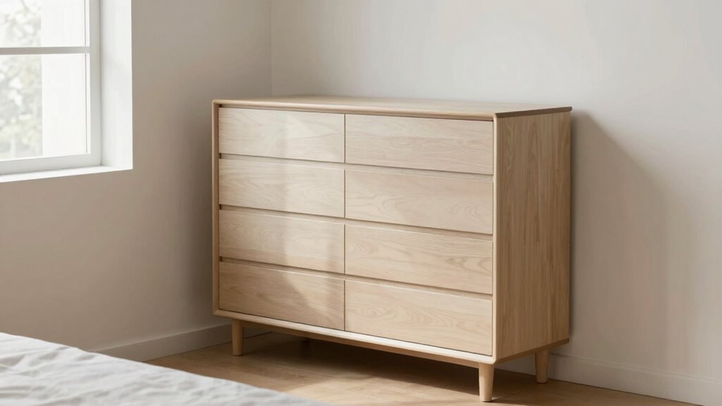 optimal small bedroom dresser dimensions