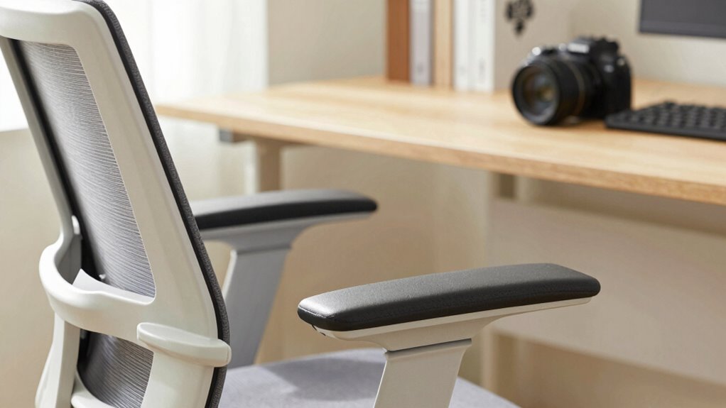 optimize armrest and desk height