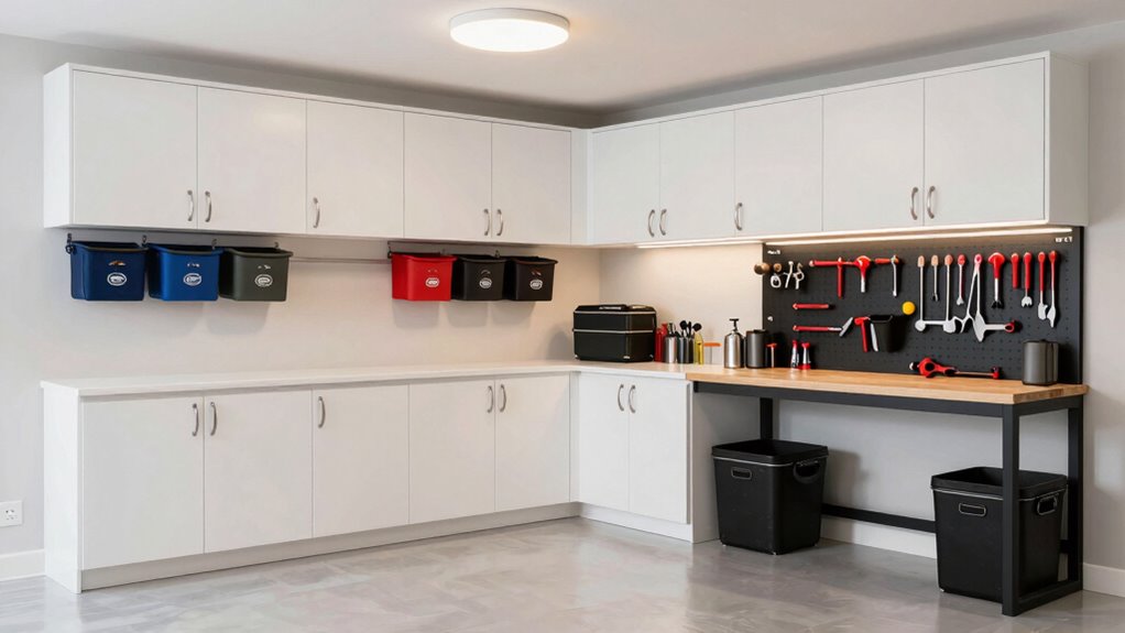 optimize garage storage zones