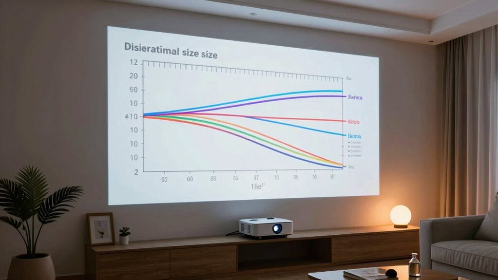 optimized room projection setup