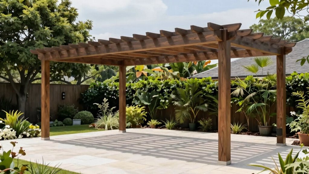pergola size depends on