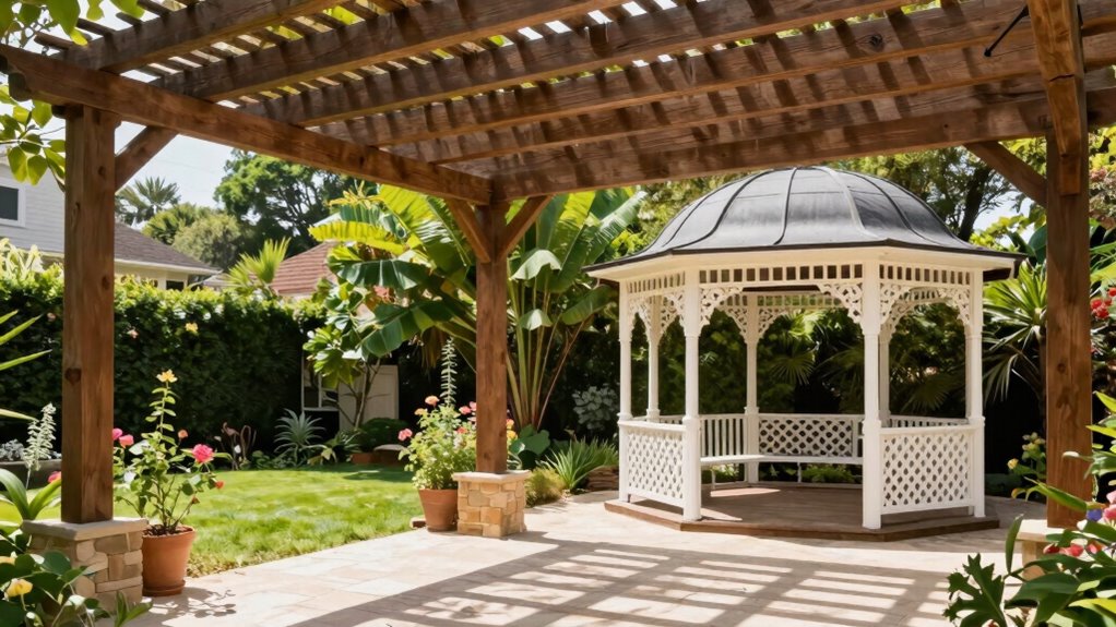 pergola vs gazebo choices