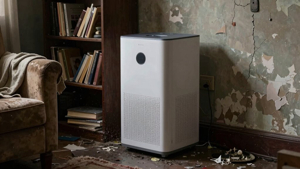 place dehumidifier correctly indoors
