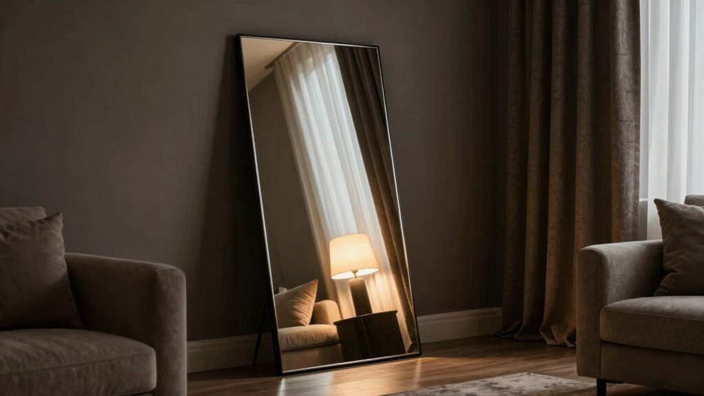 place mirrors opposite light sources