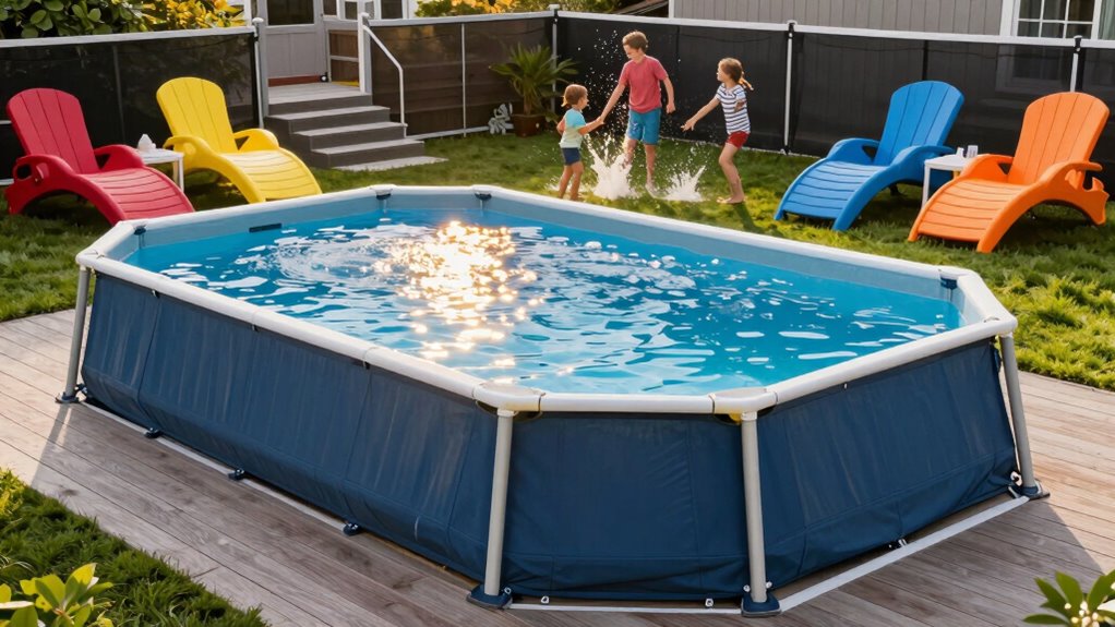 pool size durability accessories