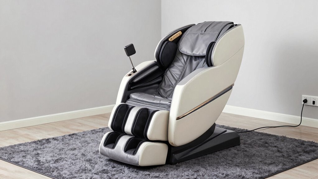 proper massage chair setup