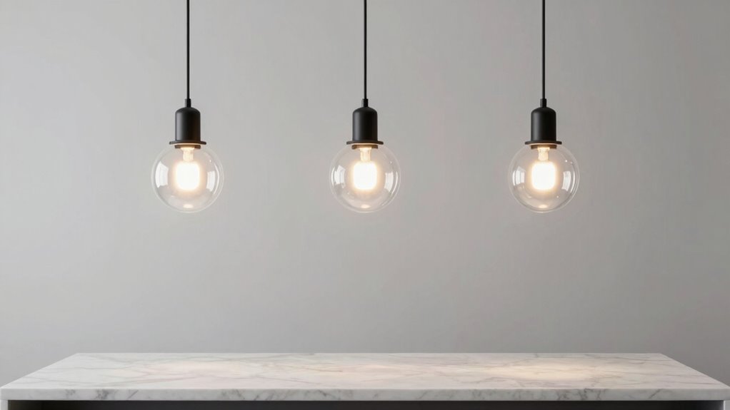 proper pendant light spacing