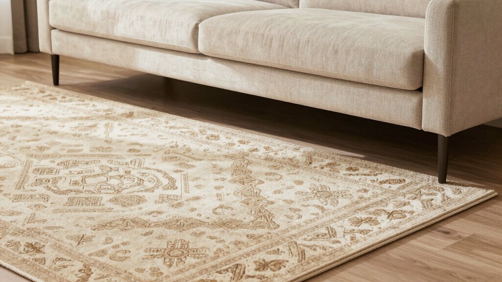 proper rug placement rule