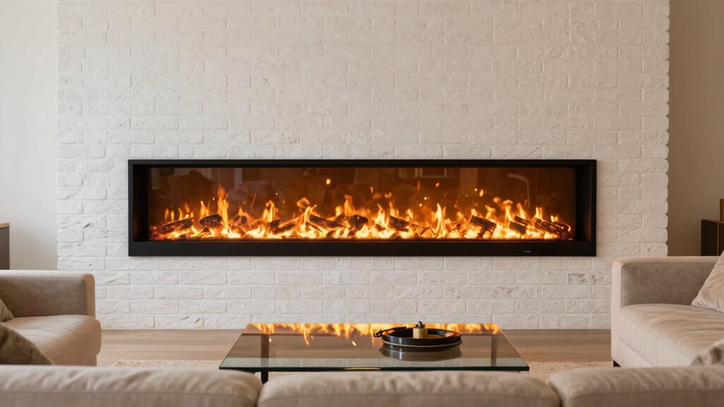 safe stylish fireplace placement