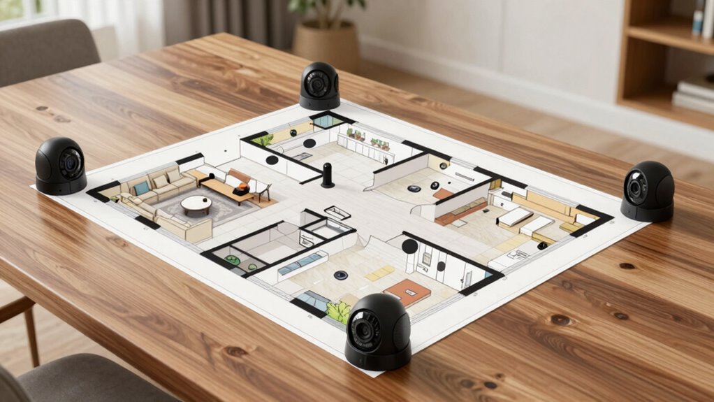security camera floor planning