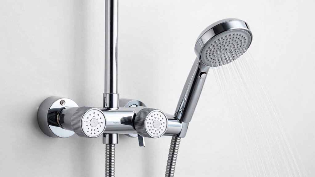 shower diverters control water flow