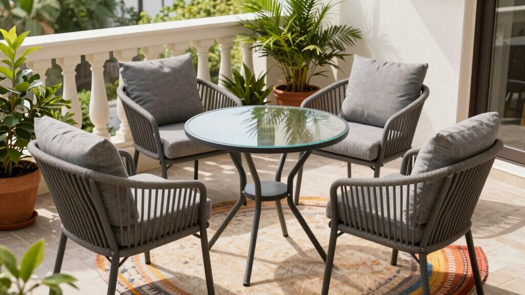 small balcony furniture options