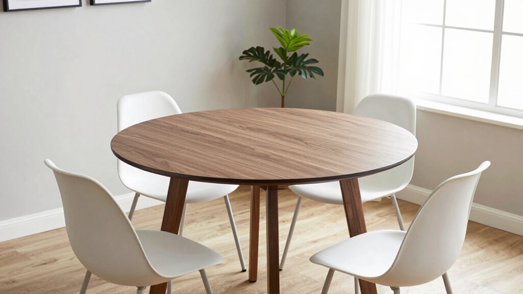 small space round table