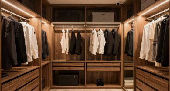 soft bright closet illumination