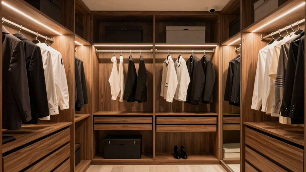 soft bright closet illumination