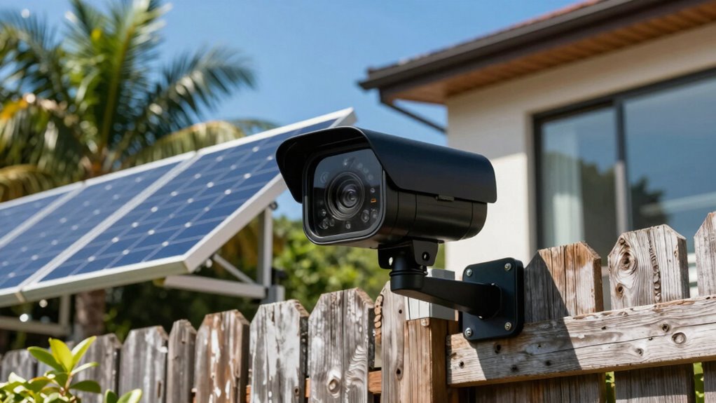 solar powered outdoor security