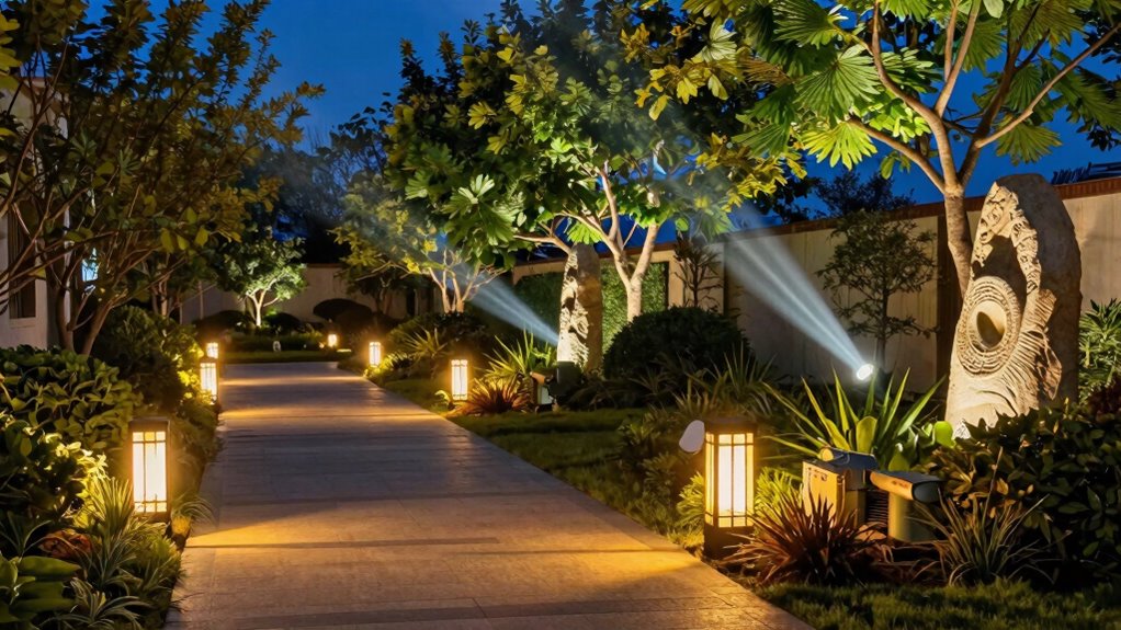 strategic energy efficient landscape lighting