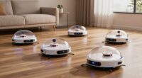 top camera guided robot vacuums