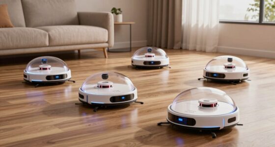 top camera guided robot vacuums