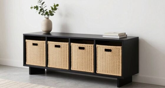 top console tables with storage