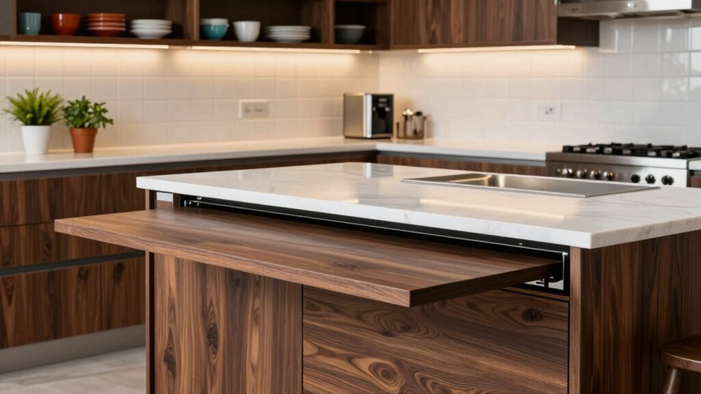 top drop leaf islands