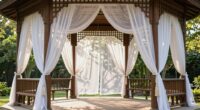 top gazebos with curtains