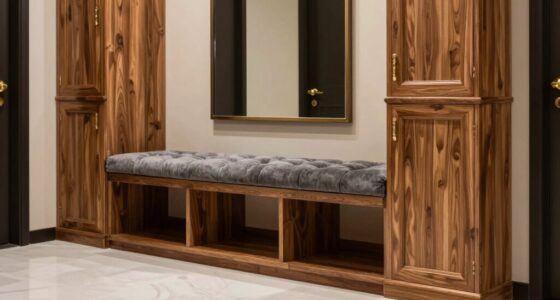 top hall tree storage