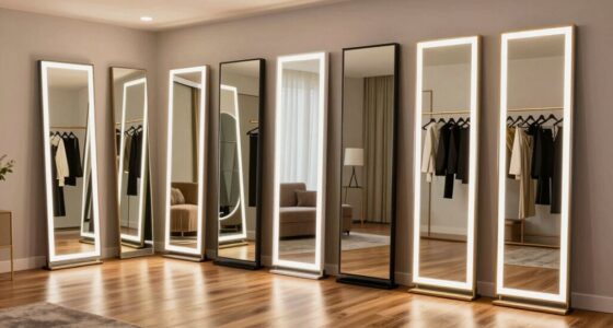 top illuminated full length mirrors