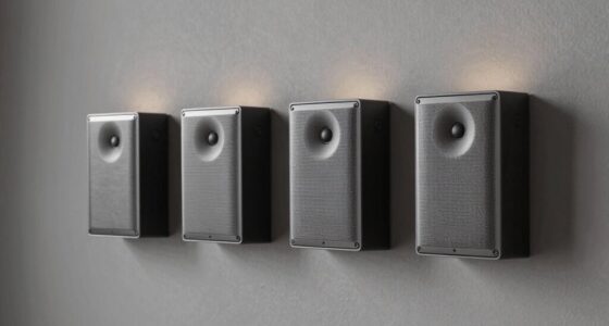 top in wall speakers