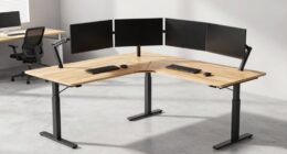 top l shaped standing desks