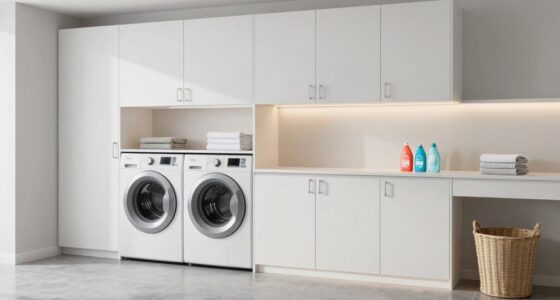 top laundry storage cabinets